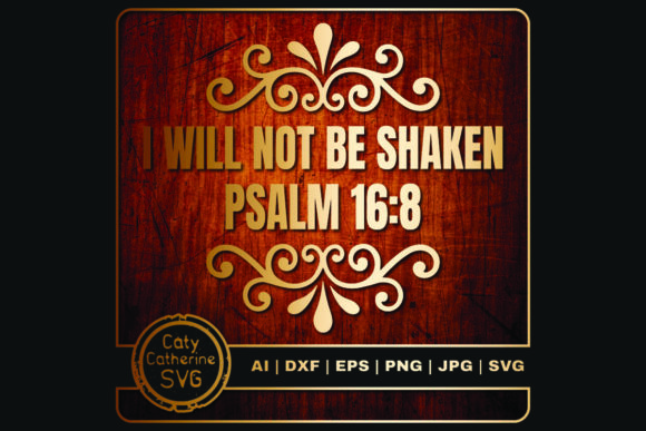 I Will Not Be Shaken Psalm 16:8 Embroidery Review