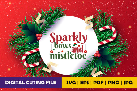 Review: Sparkly Bows and Mistletoe Embroidery Design